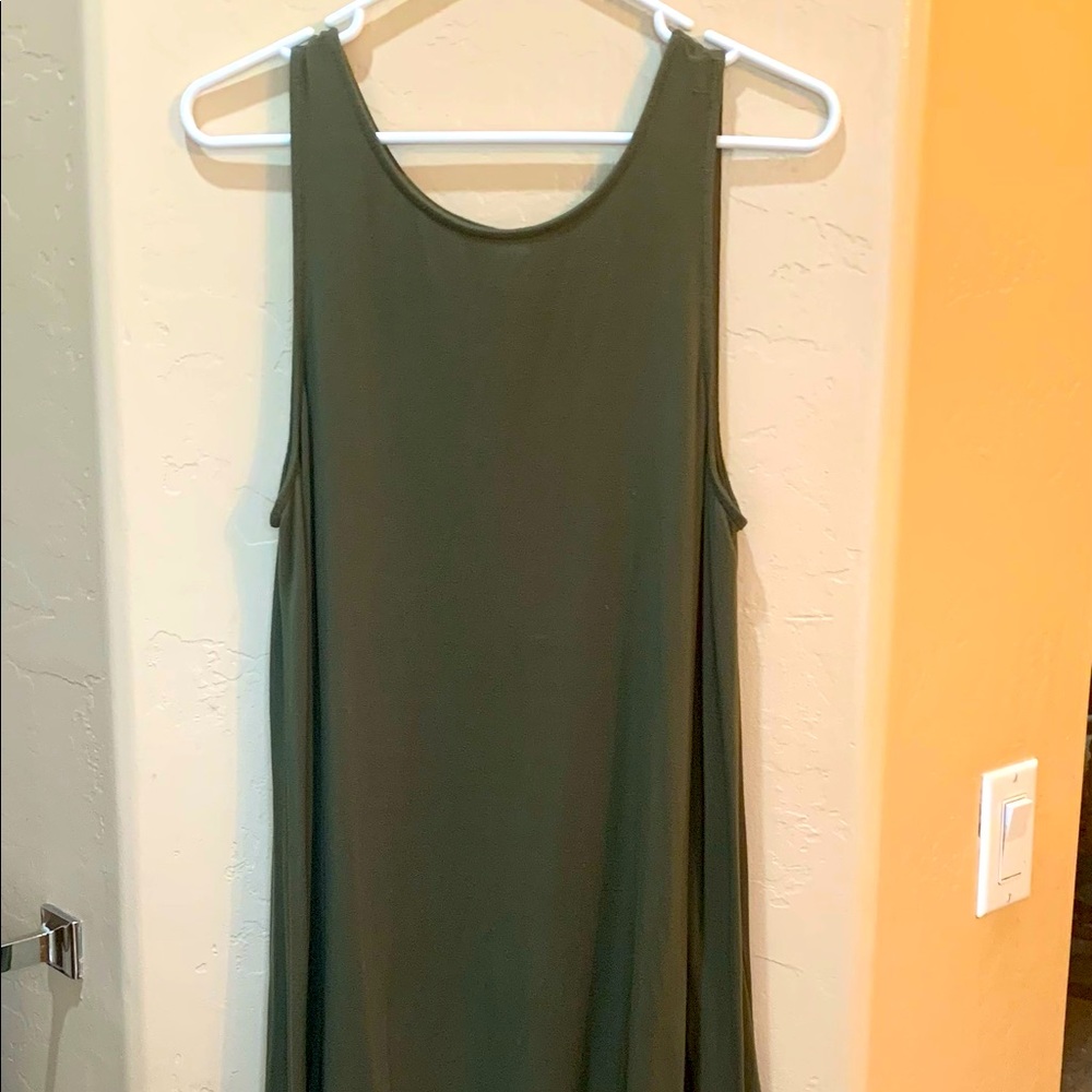 Old Navy olive green dress, XL